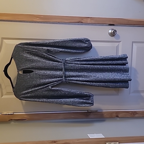 Gibson Look small silver glitter long sleeve dress NWT! - Picture 2 of 6